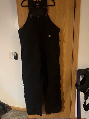 Berne Men’s Black Insulated Bib Overalls
